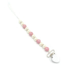 Baby Pacifier Clip Boy Girl Crystal Plastic Beaded Pacifier Holder Clip Nip