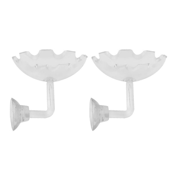 2 Pieces Fish & Aquatic Pets Aquarium Tank Shrimp Feeding Bowl Feeders Tray