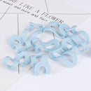 5 Pcs Creative Mini Hangers Plastic Home Easy To Hook Wardrobe Storage Rack A3L4