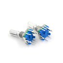 5PCS EC11 Rotary Encoder Audio Digital Potentiometer 5P with Switch 20mm Handle*