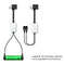 Portable Folomov A1 Magnetic Battery USB Charger 18650 26650 Li-Ion Cable