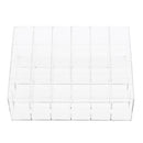 Clear Acrylic Lipstick Holder Organizer: 24 Spaces for Lipsticks,Lip Gloss and
