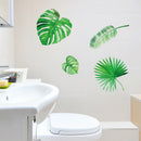 Plant Leaf Wall Stickers Home Decoration Living Room Bedroom Stickers Child