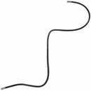 Stainless steel magnetic clasp armor chain leather cord necklace, Black - 4