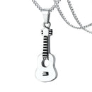 Punk Guitar Cremation Pendants necklace Ashes Holder Memorial HQ Necklace Gift