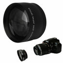 2.0X TELE High Definition Optical Glass Telephoto Lens For 58mm Lens Filter