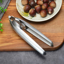 2 in 1 Stainless Steel Chestnut Clip Nut Opener Cracker Sheller Walnut Plier FT