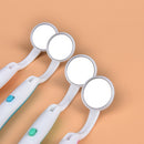 LED Dental Mirror Dentist Plastic Handle Tool for Teeth Cleaning Inspection M&O