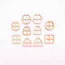 50pcs/ Pack Wooden Fairy Door Windows Fairy Door Accessories