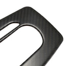Carbon Fiber Gear Shift Box Panel Cover Trim Fit for Chevrolet Camaro 2017-