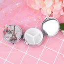 metal folding pill case medicine organizer pill box makeup storage containers 3C