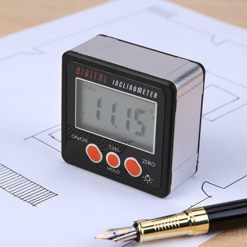 Digital Protractor Inclinometer Angle Finder Bevel Box with Magnet Base