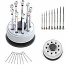 9 Pcs Precision Screwdriver Set Watch Flat Blade Slotted Watchmakers To OIV