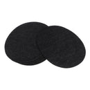 6pcs/Pack Denim Fabric Patches Oval Shape Clothes Pants Jeans Patches Black