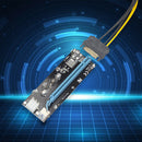 mPCIe to PCIe Riser PCI Express 1x to 16x Adapter SATA 6-Pin Power Cable