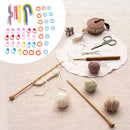 Plastic Knit Stitch Knitting Needles Crochet Stitch Knit Craft Tool Accessories