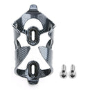 Bike Water Bottle Cage Carbon Fiber Texture Water Bottle Holder + 2 Screws