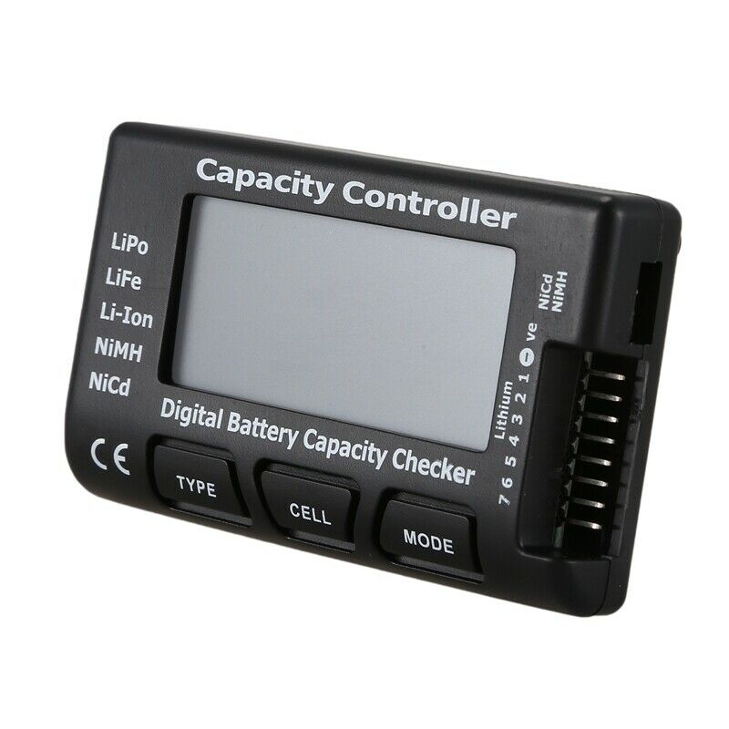 2.1" RC Cell Meter-7 Digital Battery Capacity Checker/Controller for NiCd / J1Q6