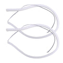 2pc 60CM White LED Car Daytime Running Driving Light Flexible LED DRL Strip Tube