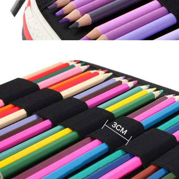 Creative Cartoon Animal 150 Holes Pencil Case Large Capacity Multifunctiona K6Y4