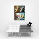 4 Pack Elderly Couple DIY 5D Diamond Painting Full Drill Cross Stitch Home Decor