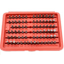 100pcs Security Bit Screwdriver Bit Set Torx Star Pozi Hex Tamper Proof Bolts