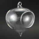 1Pc Cute Home Fashion Lantern Shape Clear Glass Flower Plant Hanging Vase P M9O3