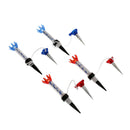 8 Pieces 80mm Plastic Magnetic Golf Tees With Anchor Random Color Golf
