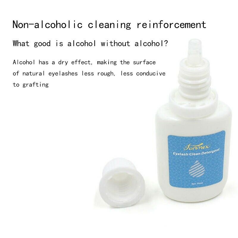 Funmix 10Ml Eyelash Cleanser Primers False Eyelash Extension Clean Liquid E N1T7