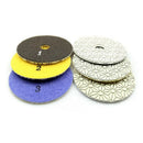 3 Pieces 100Mm Diamond Flexible Wet & Dry Polishing Pads 3 Step Floor Polis