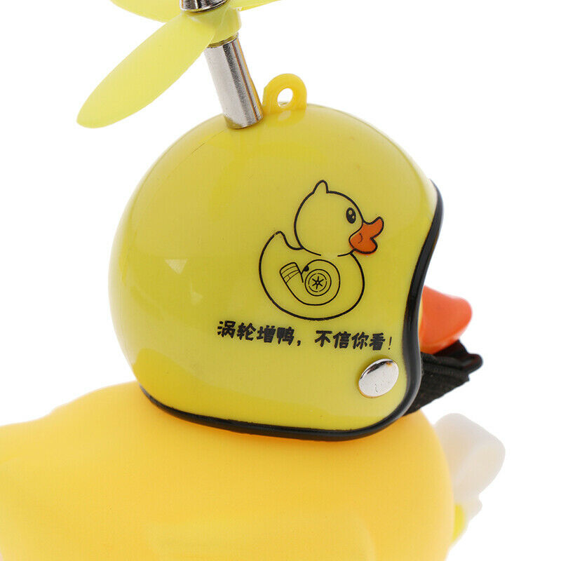 Bicycle Duck Light Bike Horn`Bell Cartoon Helmet With Light Motorcycle Handlebar