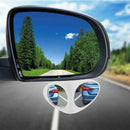 2 In 1 Car Blind Spot Mirror Wide Angle Mirror 360 Rotation Adjustable Conv M1F9