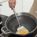 Wok Spatula stainless steel with Hollow Long Heat Resistant Handle Wok Utensils