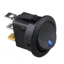 20Car 12V Round Rocker Point Boat Blue LED Light Switch SPST On/Off Sales XAQ