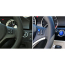 For BMW E90 M3 Engine Start + Steering Wheel M Button Replace Cover (Blue)