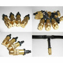12 Set Copper Adjustable Spray Nozzle Spray Atomization Copper Capillary Ef R7U3