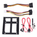 2X 2.5 inch SSD to 3.5 inch Internal Hard Disk Drive Mounting Bracket KitB Hn