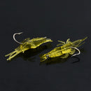 5 Pcs Lures Bait Shrimp Fishing Simulation Prawn Saltwater Hooks Fish Supplies ^