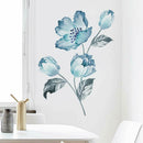 Mural Art Home Decoration Waterproof Orchids Pattern Removable PVC Wall Stickers