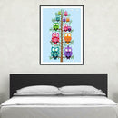 5D DIY Full Drill Diamond Painting Owl Cross Stitch Mosaic Kit Home Decor