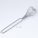Stainless Steel Egg Beater Spring Coil Wire Whisk Hand Mixing Mixer Blender Tool
