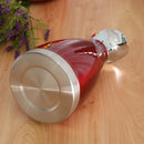 2L Double Wall Stainless Steel Coffee Pot Vacuum Insulation Jug Kettle Red