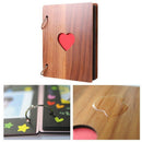 6 Inch Wooden Photo Album Baby Growth Memory Life Photo Relief Book Record