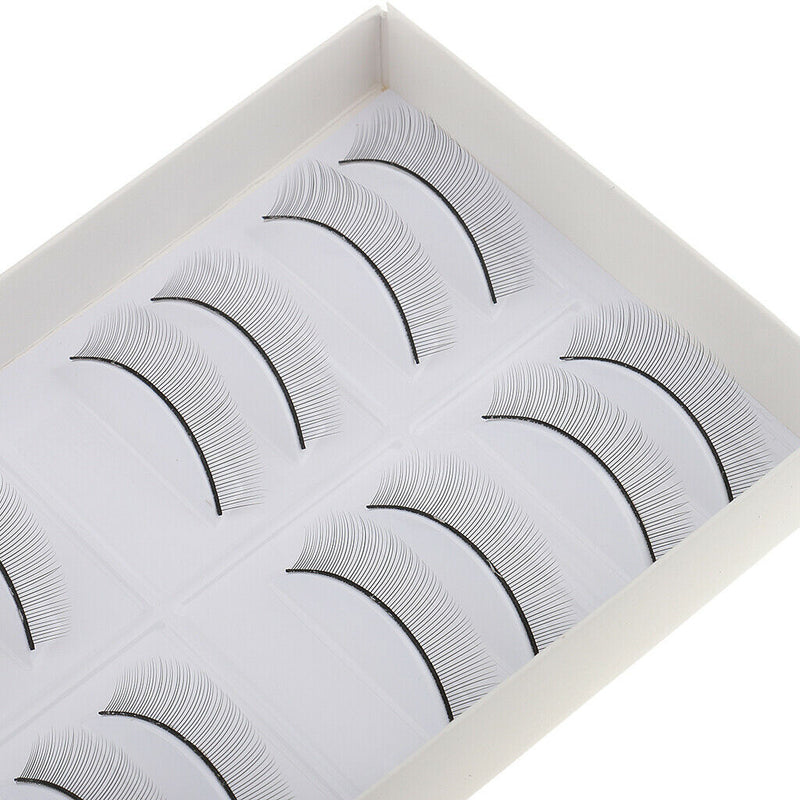 10Pairs Makeup Training Eyelash for Individual Lashes Extension Practice 8mm