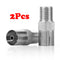 2x RF Coax F Female to F Female TV Antenna Coaxial Connector 9.5TV Coaxial Plug