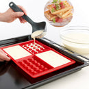 1 PCS Red Silicone Waffles Mold For Oven Waffle mold mold Tool Cake Kit' T5Q7