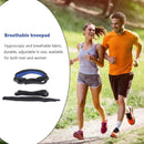 Sports Silicone Tibia Knee Pads Breathable Belt Running Hiking Protector