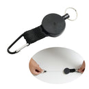 High Elasticity With Back Splint Sports Carabiner Key Chain Hanging Retractable