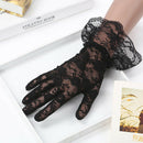 Fashion Women Bridal Evening Wedding Party Prom Driving Costume Lace Gloves B6S6