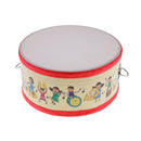 1 Set Hand Percussion Snare Drum with Wood Sticks for Kids Musical Toys
